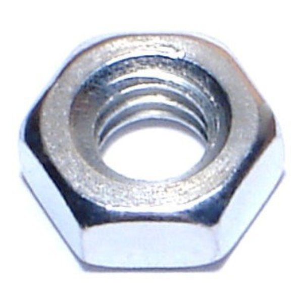 Midwest Fastener Machine Screw Nut, 1/4"-20, Steel, Grade 2, Zinc Plated, 45 PK 77531